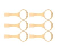Abaodam 6 Pezzi 6 Anelli da Tirare per Piccoli, Anelli di Trazione per Recinto da Gioco in Plastica Sicura, Accessori per Area Giochi Colori Vivaci, Supporto per Primi Passi e Esercizi