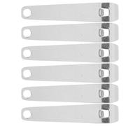 Abaodam 6 Pezzi Apribottiglie Manuale in Acciaio Inox, Apri-fiala Portatile Compatto per Liquidi Orali e Flaconi Medici, Apribottiglie Multifunzione per Uso Ospedale e Farmacia