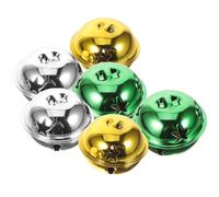Abaodam 6 Pezzi Campanello per Animali Natalizio in Metallo, Ciondolo da | Set da Sei Pezzi, Uso Creativo Fai, Accessorio Versatile per Collare e Zaino, Design Festivo