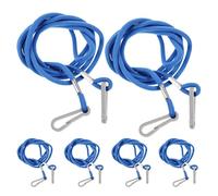 Abaodam 6 Pezzi Cinghie per Guanti da Sci Clip di Fissaggio, Cinturino per Collo Morbido e Leggero, Cordino Anti-smarrimento per Sport all’Aperto, Sci e Snowboard