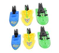 Abaodam 6 pezzi Giocattoli da Bagno Barche Vela in Plastica per Ragazzo Ragazza Design Sicuro Senza Batterie Dimensioni Piccole per Piscina e Vasca Giocattoli Galleggianti Multifunzione