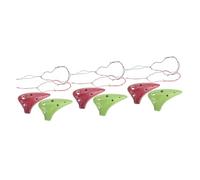 Abaodam 6 Pezzi Mini Ocarina Porcellana Ocarina Strumento Per I Bambini Bambini Pratica Creativo Strumento A Fiato Giocattolo Per Mini Giocattoli