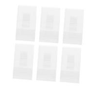 Abaodam 6 pezzi Porta Orologi Trasparenti con Scomparti Interni e Supporto Custodie Portagioie Resistenti per Orologi e Gioielli Organizer Compatto per Protezione e Esposizione