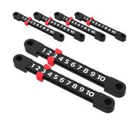 Abaodam 6 Pezzi Segnapunti per Calcio Balilla in Plastica Rossa, Tabellone Contapunti per Tavoli da Biliardino Standard, Accessori per Giochi da Tavolo e Tornei, Facile