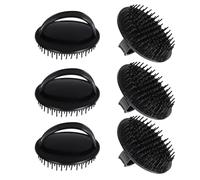 Abaodam 6 pezzi Shampoo Capelli Massaggiatore Cute con Setole Morbide per Pulizia Profonda e Esfoliazione Ergonomica e Adatta Tutti i Tipi di Capelli e Animali