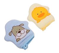 Abaodam 6 Pz Cotone Da Bagno Metodo Lavaggio Del Guanti Da Bagno Per Bambini Scrubber Per Guanti Di Salviette Spugna Per Bambini Per Il Bagno Guanto Da Bagno Infantile Bebe