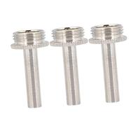 Abaodam 6 Pz Pistone a Bottone Piccolo Robusta Biella Pratica Biella Gambo Del Pistone Durevole Della Tromba Asta Da Dito a Tromba Forniture Di Trombe Silver Acciaio Inossidabile