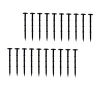 Abaodam 60 Pezzi Picchetti da in Plastica PP Resistenti per Fissaggio Telo Pacciamatura e Coperture Leggeri e Durevoli per Aiuole e Recinti Utilizzo Ripetuto e Stabile