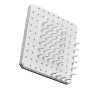 Abaodam 60 Pezzi Set di Chiodi di Supporto Refrattari per Ceramica, Bianco | Artisti Ceramisti e Piccoli Atelier, con Fori Multipli e Punte Rimovibili, Forma Conica Compatta