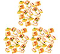 Abaodam 60 Pz simulato di mangiare il pane sandwich tramezzino decorazione in miniatura accessori alimentari per case delle bambole giocattolo Modelli fascino decorazioni fai da te dolce