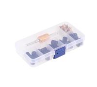 Abaodam 61 Pezzi Kit Chiavi Inglesi per Nucleo Valvola, Rimozione e | Inserti Pneumatici e Camera D'aria, Scarico Aria Residua, Plastica e Metallo, Bici Moto Auto