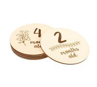 Abaodam 6pezzi Biglietti Mensili Per Ragazzo Ragazza Ragazza in Legno Biglietti Per Tappe Fondamentali Del Ragazzo Ragazza Ragazza Biglietti Per Ragazzo Ragazza Ragazza Di Compleanno Per d