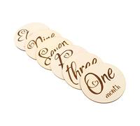 Abaodam 6pezzi Carte Commemorative Per Ragazzo Ragazza Carte Mensili Doppio Senso Per Accessori Fotografici Eleganti e Creativi Per Catturare La Crescita Del Tuo Ragazzo Ragazza