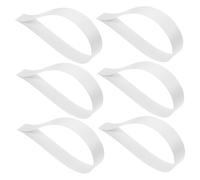 Abaodam 6pezzi Cinghie Montaggio Filo Rullante in Pet Accessori Pratici e Flessibili Per Montare Corde Rullante Compatibili Maggior Parte Dei Tamburi