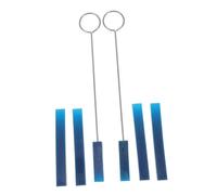 Abaodam 6pezzi Kit Silenziatori Accordatura Pianoforte in Gomma Blu Strumenti Professionali Per Cunei Stop Tone Piano Accessori Duraturi e Sicuri Per Studenti e Tecnici