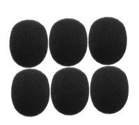 Abaodam 6pezzi Microfono Antivento Per Cuffie e Lavalier Protezione Per Registrazioni Professionali e Vlogging Compatibile Con Microfoni Collare e Auricolari