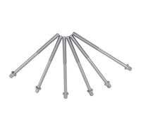 Abaodam 6pezzi Viti per Batteria Ferro Galvanizzato Viti per Tiranti per Rullante Kit di Riparazione per Hardware di Batteria Adatte Vari