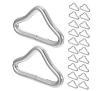 Abaodam 70 Fibbie Triangolari per Fibbie Ricambio Resistenti Intemperie per Cinghie Sicurezza Connettori per Tappetino Salto per e Riparazione Duratura
