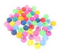 Abaodam 70Pezzi Palline Numerate per Giochi Tavolo Palline per Sorteggi e Attività Raffle Resistente Coinvolgenti e