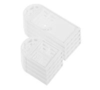 Abaodam 8 Mini Dollhouse Windows And Doors in Miniature Plastic Frames For DIY Dollhouse Accessories Creative Mini House Decoration Kit For And Model Town