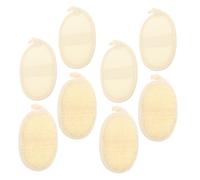 Abaodam 8 pezzi Dischi Esfolianti in Luffa Naturale per Corpo e Viso Spugne Esfolianti Delicate per Pulizia Profonda e Rimozione Trucco Adatte Tutti i Tipi per Doccia e Bagno