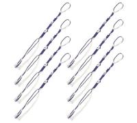 Abaodam 8 Pezzi Nappine Tzitzit Tradizionali Blu e Bianche per Pantaloni e Scialli da Preghiera Uomo Leggero Decorativo per Eventi Religiosi