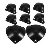 Abaodam 8 Pezzi Protezioni Angolari in Plastica per Casse Chitarra Paraspigoli Resistenti per Amplificatori e Strumenti Musicali Triangolari Antiurto Facili da Installare