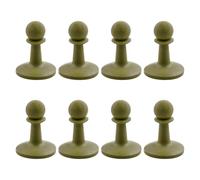 Abaodam 8 Tappi Terminali per Pali della Struttura da Campeggio in Materiale Resistente, Protezione per Punta dei Pali del Telone, Copertura per Teloni e Rifugi Outdoor, Accessori