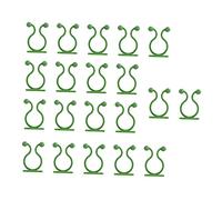 Abaodam 80 Pezzi Porta Supporto per Bastoncini di Piante Appiccicoso Pianta della Casa Piante da Appartamento Clip per Legare Le Piante Parete Adesivo Plastica Green