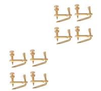 Abaodam 8pezzi Regolatori Di Tensione Per Corde Di Violino String Fine Adjusters Facili Da Installare Design Antiscivolo Finitura Dorata
