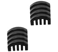 Abaodam 8pezzi Silenziatori Per Violino Gomma Pratici e Resistenti Accessori Per Pratica Musicale Facili Da Trasportare e Utilizzare Per Musicisti Di Ogni