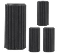 Abaodam Accessori Freno per Carrozzina 4 in Plastica Nera Impugnatura Stabile e Resistente a Urti per Cavi Freno Antiscivolo e Fermo Laterale