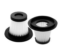 Abaodam Accessori per Aspirapolvere Auto 2 Pezzi Filtro Lavabile in Plastica Bianco Compatto Soffiatore Efficiente per Veicolo Stili multipli