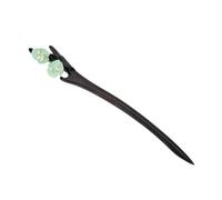 Abaodam Accessorio Resistente alla Ruggine e Leggero Fiore in Legno di Ebano per Chioma Donna Retrò per Impiego Quotidiano e Cosplay