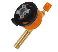 Abaodam Adattatore Bombola di Gas per Stufa a Razzo, Convertitore Valvola Gas da Campeggio, Kit Leggero e Portatile per Barbecue, Escursionismo e Uso all’Aperto