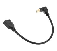 Abaodam Adattatore Displayport Maschio Femmina Angolato Cavo Di Estensione Per Monitor Compatibile Con Dispositivi Vari Design Ergonomico Per Visione Confortevole