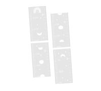 Abaodam Adesivi 1 Set Grafico Di Altezza Dello o Per La Stanza Bambini Grafico Di Crescita Dello o Da Parete Righello Di Altezza Con Grafico Di Crescita Per I Bambini In Adesivo Per Unghie
