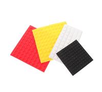 Abaodam Adesivi Braille in Silicone Rilievi, 4 Misure e Colori, 12 Segni | Autoadesivi, Forme Assortite, Alto Contrasto, per Scatole Medicinali e Porte
