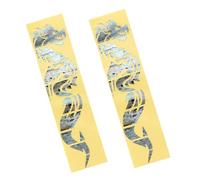 Abaodam Adesivi per Il Manico della Chitarra 2 Pezzi Motivo Drago Adatti per Chitarre da 19- Tasti Facili da Installare