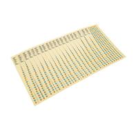 Abaodam Adesivi per Note Chitarra 20 Pezzi in Pvc per Tastiera Folk ed Elettrica, Resistenti e Facili da Applicare, per Principianti che Imparano la Musica