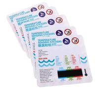 Abaodam Adesivi Termometro la Temperatura del Bagno per Vasca da Bagno e Acquari, 5 Pezzi Display Lcd Facile da Leggere, Riutilizzabili per Sicurezza Ragazzo Ragazza