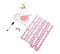 Abaodam Adesivo per Ragazzo Ragazza Ragazza Scala di Altezza Decalcomania Artistica Misuratore di Altezza Rimovibile Decorazione per Cameretta Bagno Asilo Nido