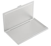 Abaodam Alluminio Porta Biglietti da Visita Argento, per Sublimazione | Scatola per Trasferimento Termico, Capienza Multipla, Design Unico, Alta Durata, Ordine sulla Scrivania