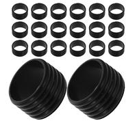 Abaodam Anelli in Silicone per Racchetta da Tennis, Set da 20 Pezzi, Fascia Elastica Antiscivolo Assorbente per Sudore, Stabilizzatore Impugnatura Leggera per Overgrip, Accessori