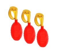 Abaodam Anelli Spruzzatori d'Acqua 3 Pezzi, Giochi di Scherzi per Pesce D'aprile, Giocattoli Divertenti Rossi per Feste in Famiglia e Amici, Accessori Creativi per Intrattenimento Indoor