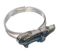 Abaodam Anello Dell'umore Donna Regolabile in Resina e Lega, Anello che Cambia Colore Emozioni, Gioielli Divertenti per Adolescenti e Adulti, Adatto per Feste, Lavoro e Appuntamenti