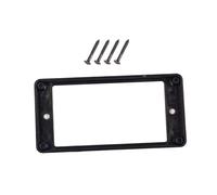 Abaodam Anello Pickup Humbucker Piatto in Nera con 4 Viti per Chitarra Elettrica Telaio per Pickup a Doppia Bobina