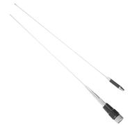 Abaodam Antenna CB Marina Argento Pieghevole in Plastico e Metallo, Facile da Installare, per Radio Portatili e Auto, Frequenza 26-28 MHz