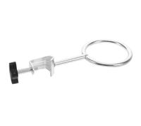 Abaodam apparecchiature sperimentali supporto per morsetto da laboratorio anello di supporto fascette di sostegno del tubo porta imbuto morsetto per tubo ferro da stiro Argento