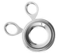 Abaodam Apri Uova in Acciaio Inossidabile Argento, Tagliauovo Robusto e Portatile per Cucina, Strumento Efficiente per Rompere Gusci Design Elegante e Funzionale